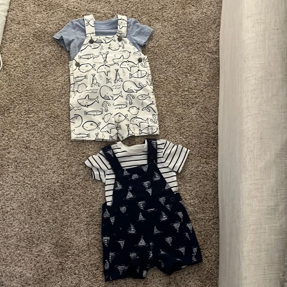 Little me matching set perfect for babies 9 months old.